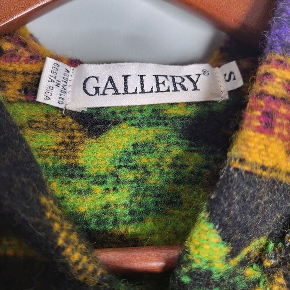Funky Wool/Cotton Colorful Coat. Size Small. ***See description*** - Picture 7 of 15